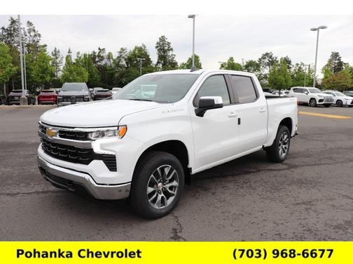 Summit White 2026 Chevrolet Silverado 1500 LT