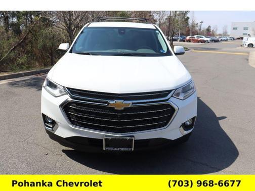 Summit White 2021 Chevrolet Traverse LT Cloth