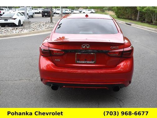 Dynamic Sunstone Red 2021 INFINITI Q50 3.0t Red Sport 400