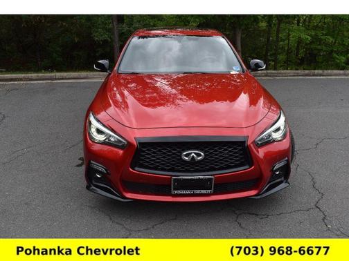 Dynamic Sunstone Red 2021 INFINITI Q50 3.0t Red Sport 400