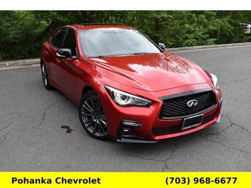Dynamic Sunstone Red 2021 INFINITI Q50 3.0t Red Sport 400