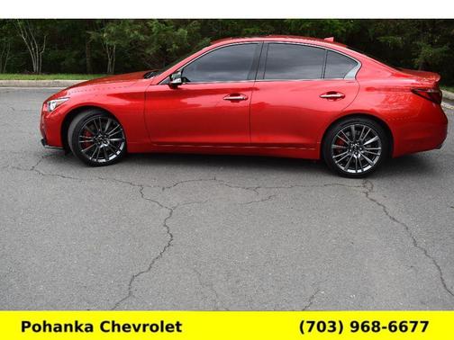 Dynamic Sunstone Red 2021 INFINITI Q50 3.0t Red Sport 400