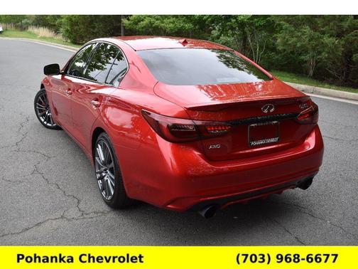 Dynamic Sunstone Red 2021 INFINITI Q50 3.0t Red Sport 400