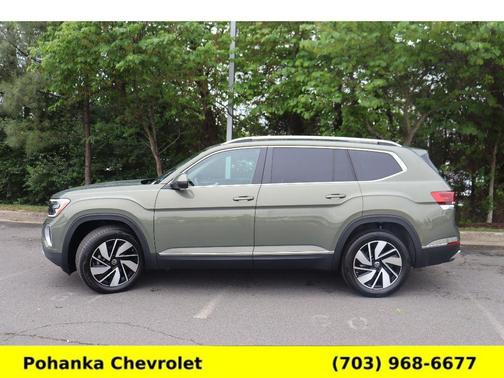 Avocado Green Pearl 2026 Volkswagen Atlas 2.0T SEL