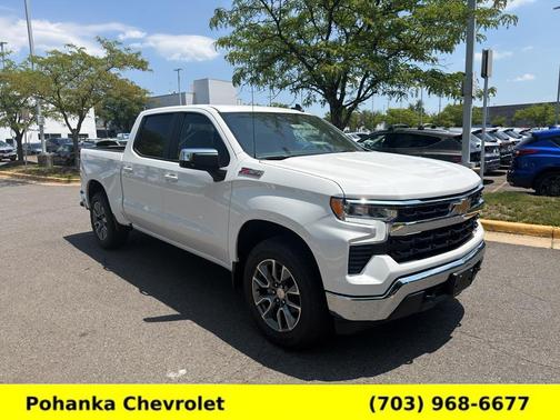Summit White 2026 Chevrolet Silverado 1500 LT