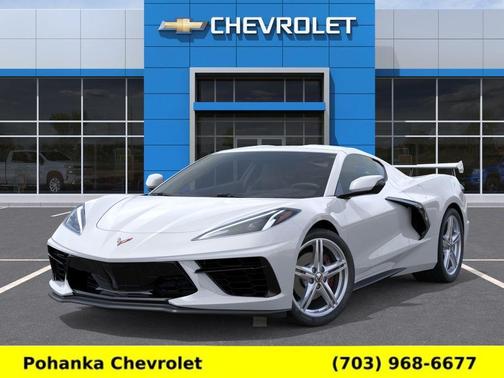 Arctic White 2026 Chevrolet Corvette Stingray w/1LT