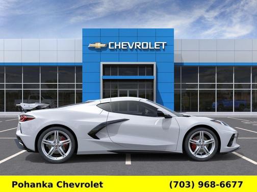 Arctic White 2026 Chevrolet Corvette Stingray w/1LT
