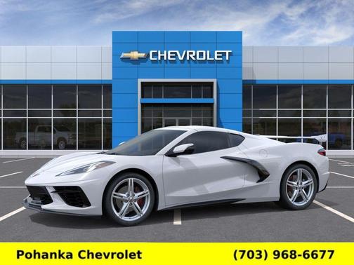 Arctic White 2026 Chevrolet Corvette Stingray w/1LT
