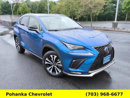 Ultrasonic Blue Mica 2021 Lexus NX 300 F Sport