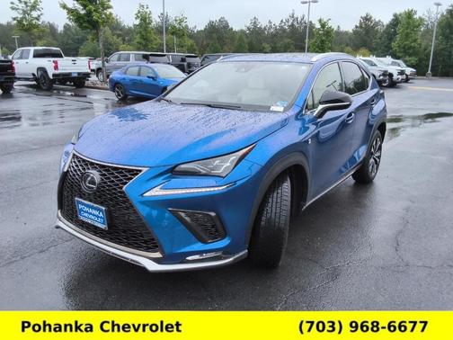 Ultrasonic Blue Mica 2021 Lexus NX 300 F Sport