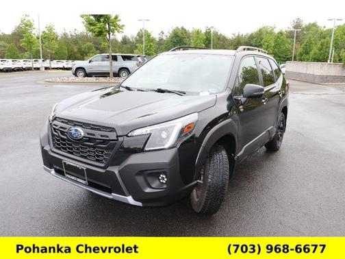 Crystal Black Silica 2022 Subaru Forester Wilderness
