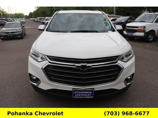 Summit White 2019 Chevrolet Traverse LT Leather