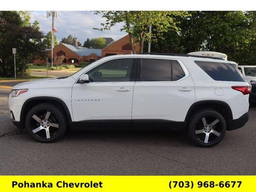 Summit White 2019 Chevrolet Traverse LT Leather