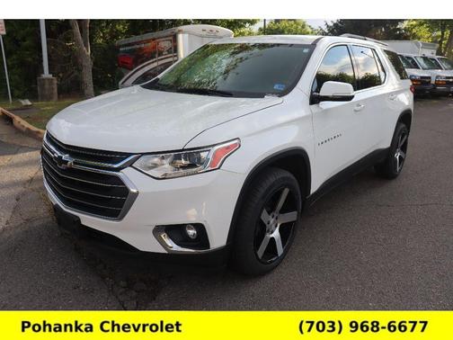 Summit White 2019 Chevrolet Traverse LT Leather