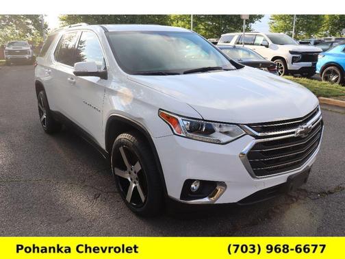 Summit White 2019 Chevrolet Traverse LT Leather