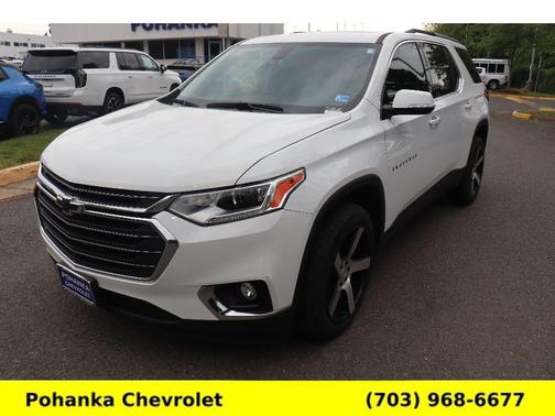 Summit White 2019 Chevrolet Traverse LT Leather