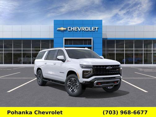Summit White 2026 Chevrolet Suburban Z71