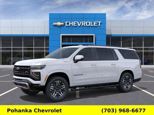 Summit White 2026 Chevrolet Suburban Z71