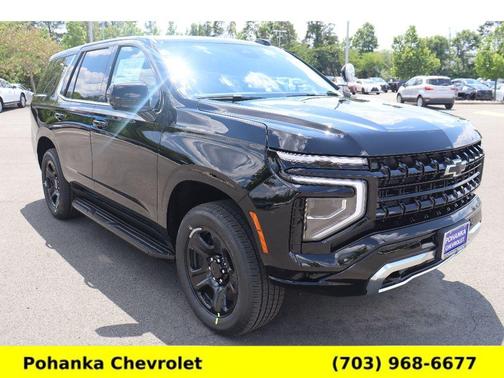 Black 2026 Chevrolet Tahoe Police