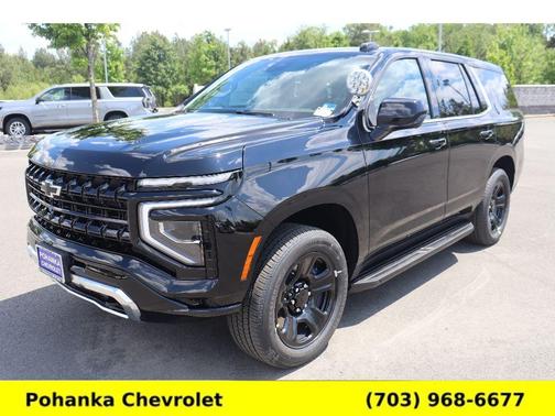 Black 2026 Chevrolet Tahoe Police