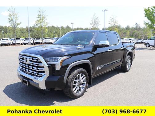 Midnight Black Metallic 2025 Toyota Tundra Hybrid 1794 Edition