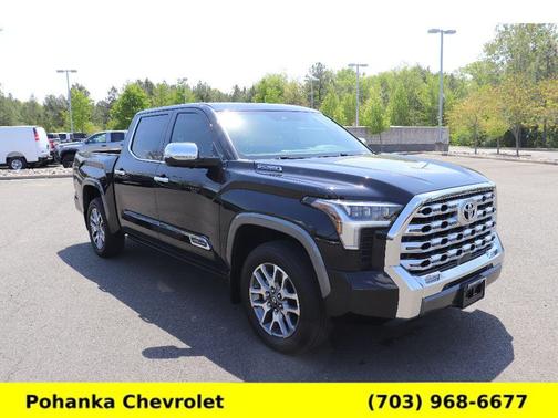 Midnight Black Metallic 2025 Toyota Tundra Hybrid 1794 Edition