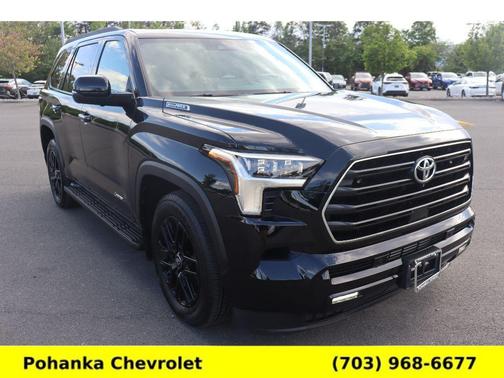 Midnight Black Metallic 2025 Toyota Sequoia Limited