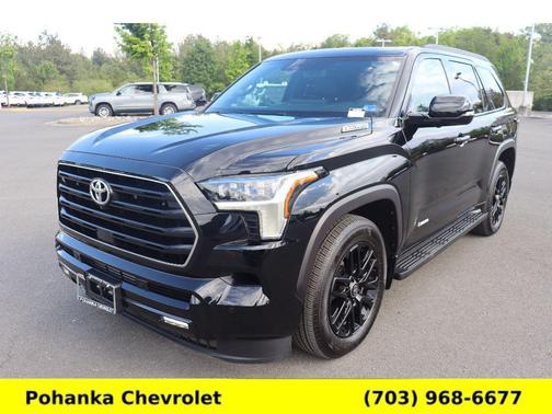 Midnight Black Metallic 2025 Toyota Sequoia Limited