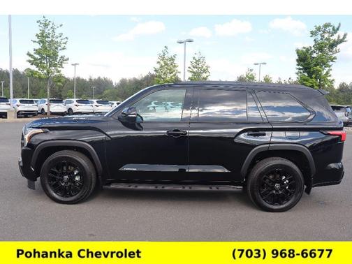 Midnight Black Metallic 2025 Toyota Sequoia Limited