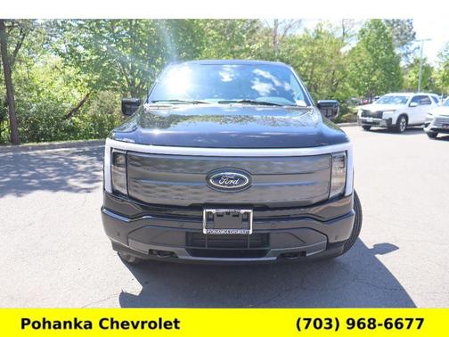 Agate Black Metallic 2023 Ford F-150 Lightning LARIAT