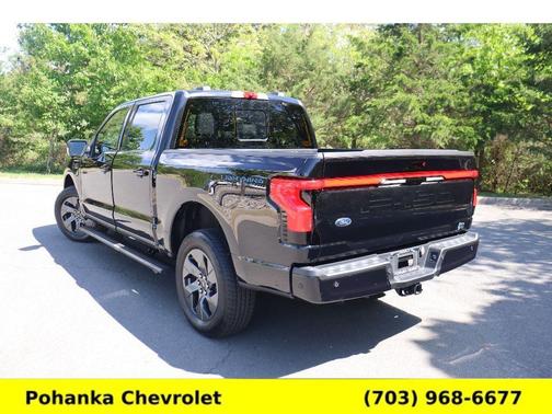 Agate Black Metallic 2023 Ford F-150 Lightning LARIAT