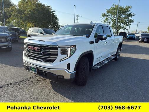 Summit White 2023 GMC Sierra 1500 SLT