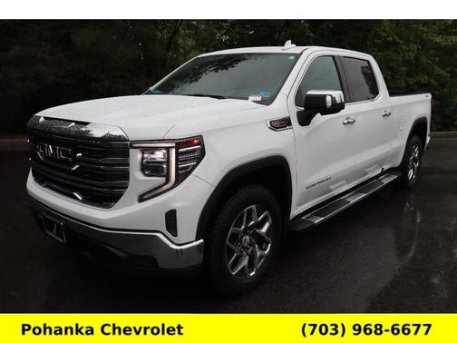 Summit White 2023 GMC Sierra 1500 SLT