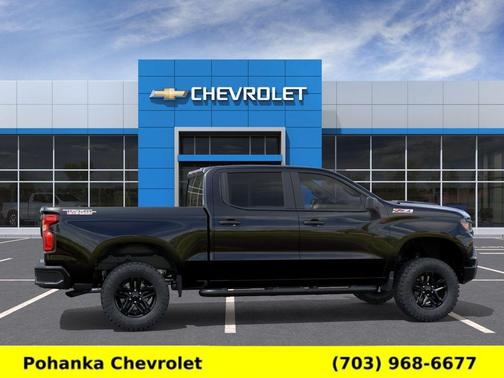 Black 2026 Chevrolet Silverado 1500 Custom Trail Boss
