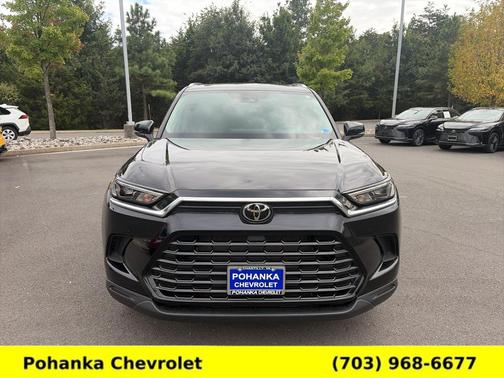 Midnight Black Metallic 2025 Toyota Grand Highlander XLE