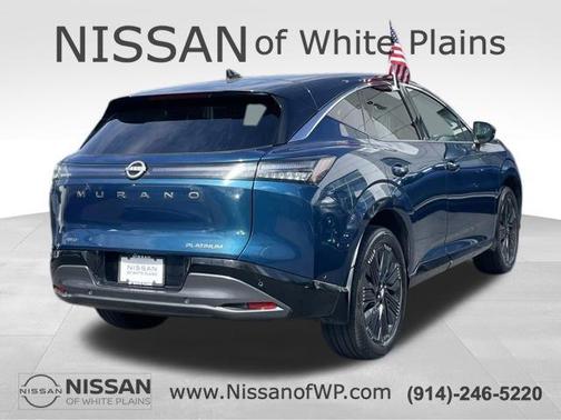 Aurora Blue Pearl Metallic/Super Black 2025 Nissan Murano Platinum
