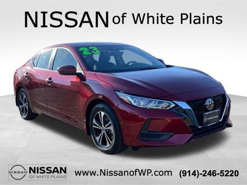 Scarlet Ember Tintcoat 2023 Nissan Sentra SV