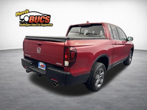 Red 2021 Honda Ridgeline RTL