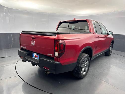 Red 2021 Honda Ridgeline RTL