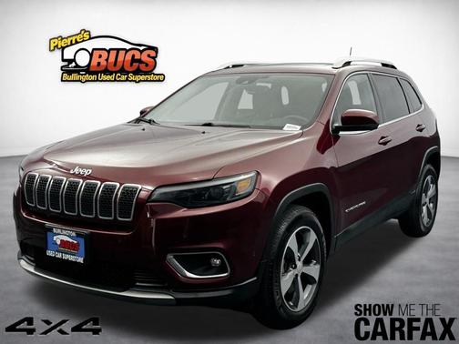 Velvet Red Pearlcoat 2019 Jeep Cherokee Limited