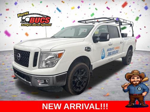 Pearl White 2019 Nissan Titan XD SV
