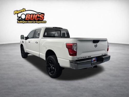 Pearl White 2019 Nissan Titan XD SV