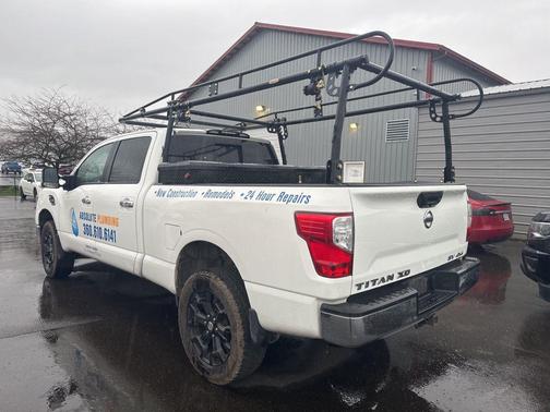 Pearl White 2019 Nissan Titan XD SV
