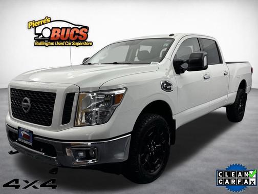 Pearl White 2019 Nissan Titan XD SV