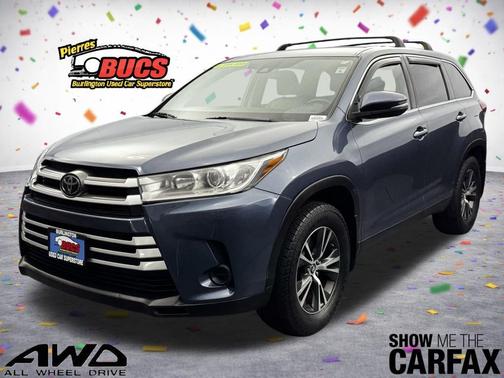 Shoreline Mist 2019 Toyota Highlander LE