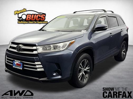 Shoreline Mist 2019 Toyota Highlander LE