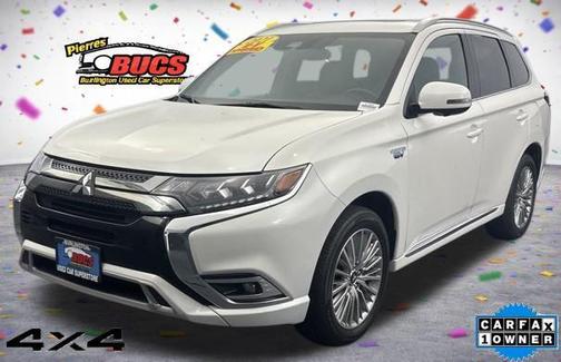 Pearl White 2021 Mitsubishi Outlander PHEV GT