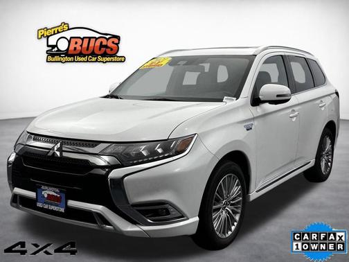 Pearl White 2021 Mitsubishi Outlander PHEV GT