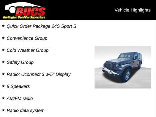2019 Jeep Wrangler Unlimited Sport