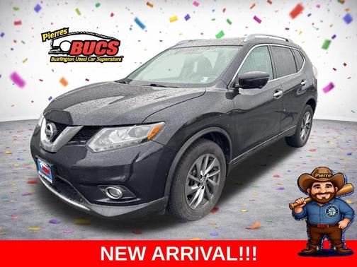 Magnetic Black 2016 Nissan Rogue SL